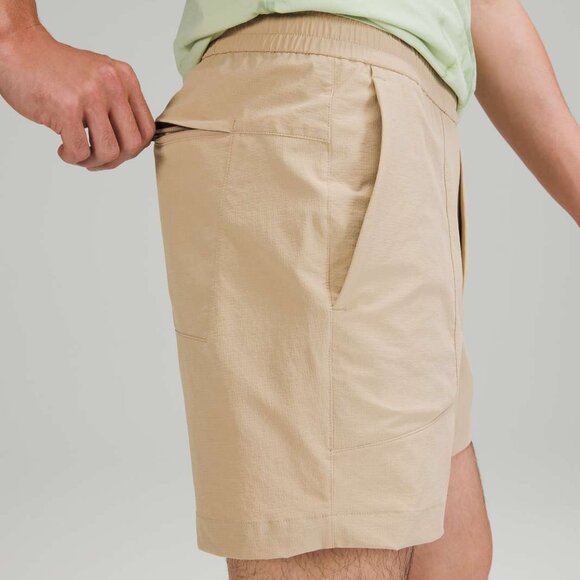 LULULEMON M Trench Bowline Shorts 5" Inseam Stretch Ripstop Pockets - Picture 1 of 7